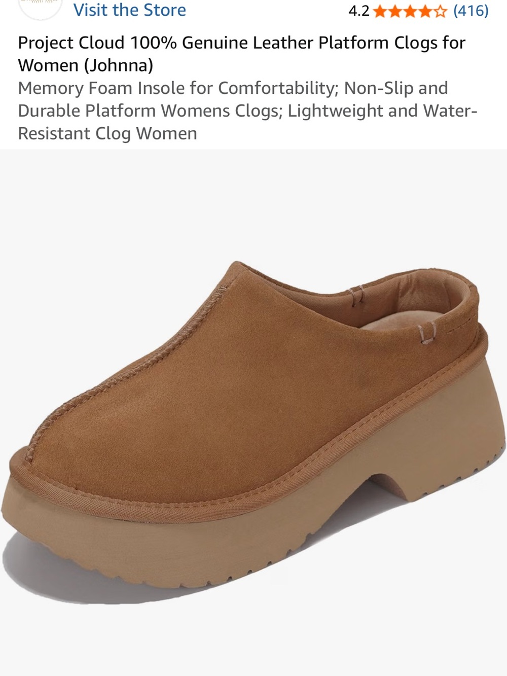 Women's Chestnut - Genuine Leather